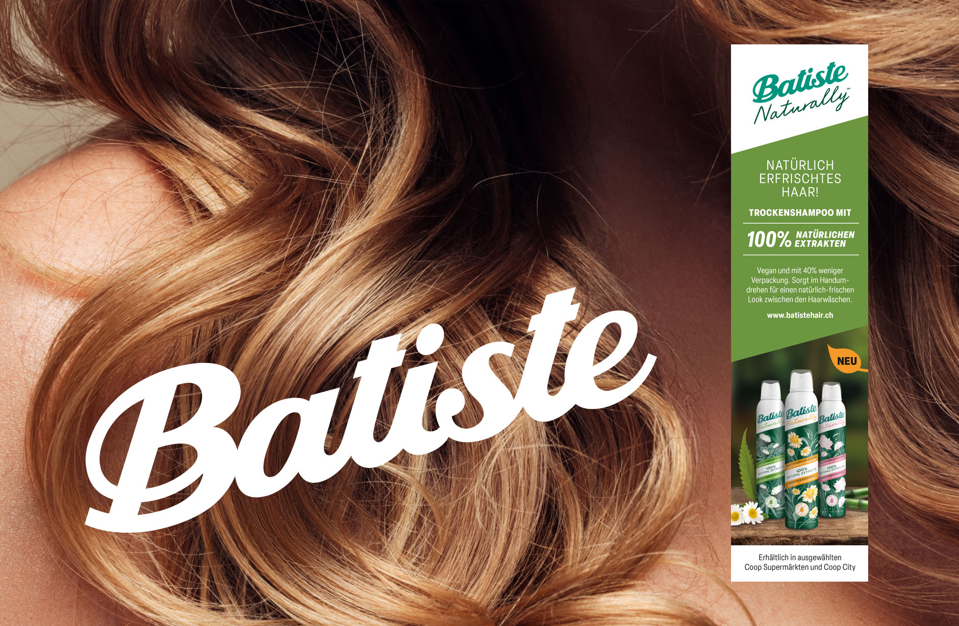 Batiste Trockenshampoo Printmedien Design – Newsign GmbH