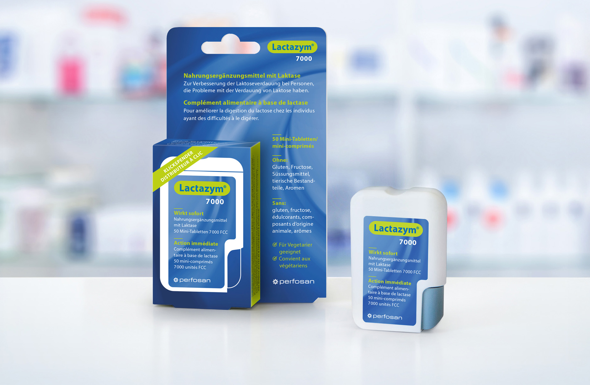 Lactazym 7000, Produktedesign, Newsign