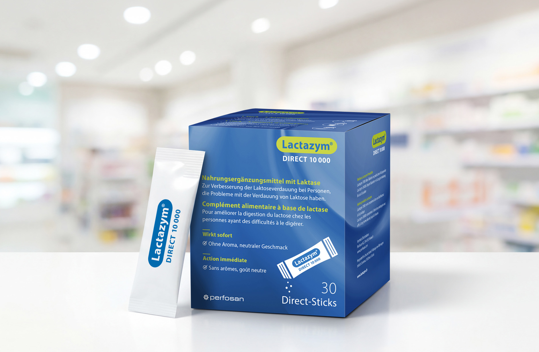 Lactazym 10000, Produktedesign, Newsign