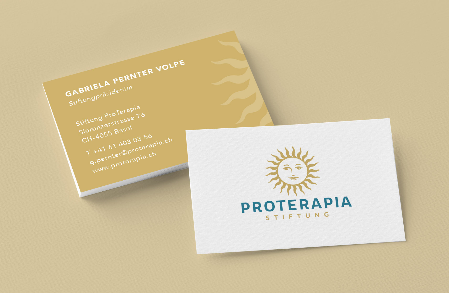 ProTerapia Visitenkarten Design – Newsign GmbH