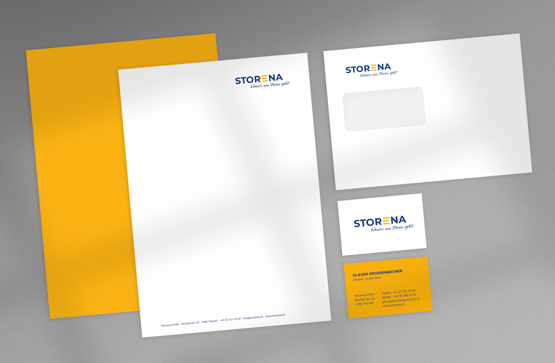 Storena Briefschaften, Brand Design, Newsign GmbH
