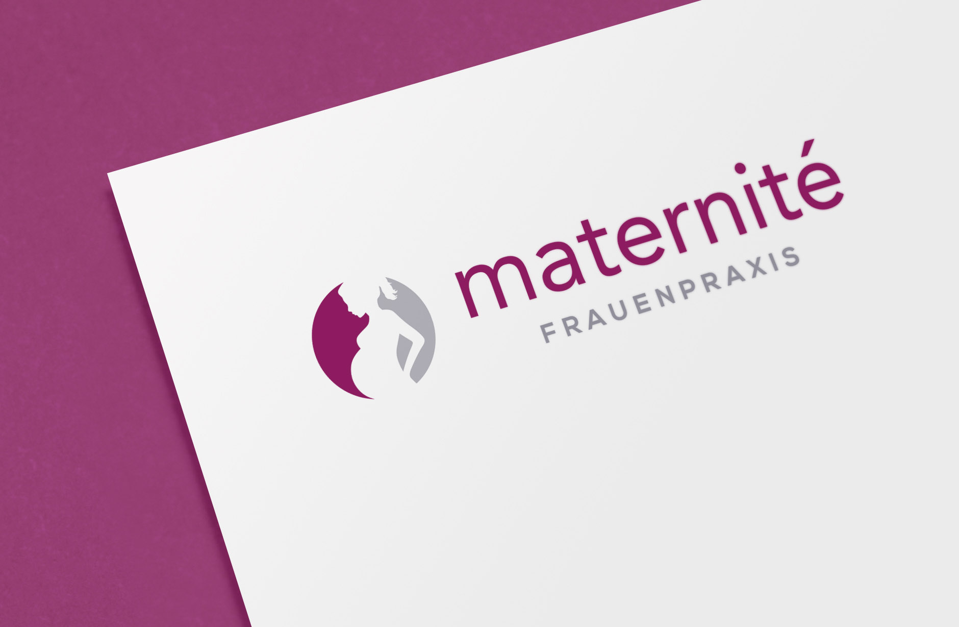 Frauenpraxis Maternité Logo – Newsign GmbH
