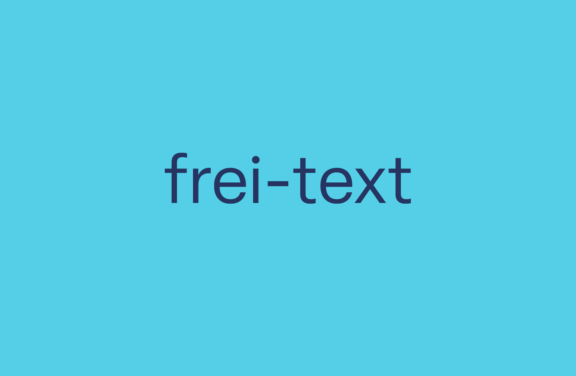 frei-text Logodesign – Newsign GmbH