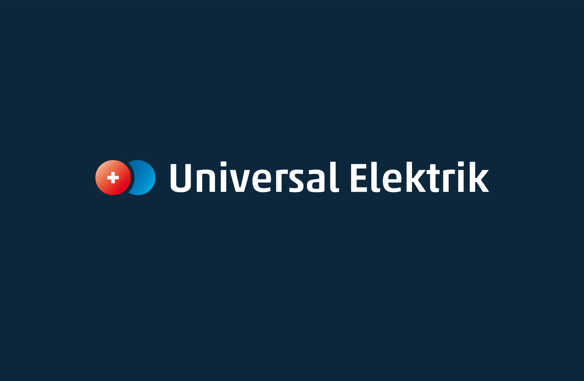 Universal Elektrik Logo invers – Newsign GmbH